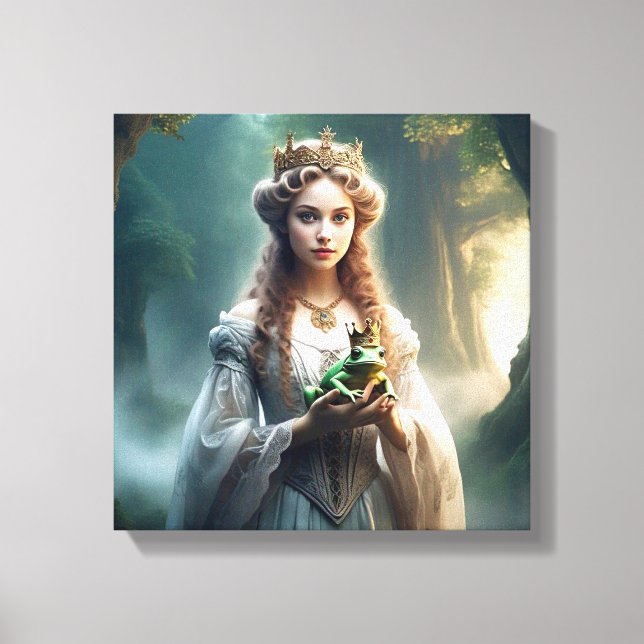 LIENZO " EN BÚSQUEDA DE ENCANTO PRÍNCIPE " (Anverso)