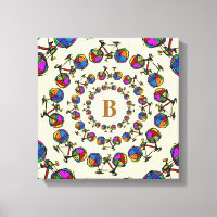 en círculos color bicicletas mandala inicial