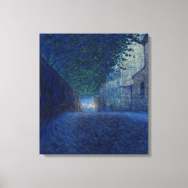 Lienzo En Dusk (Paisaje nocturno) (Escena nocturna)