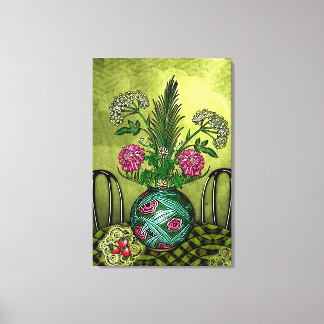 Lienzo En El Café Roycroft (Anverso)