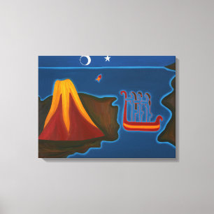 Lienzo En el estrecho de Messina 2006