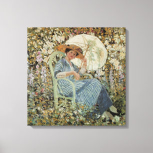 Lienzo En el jardín, Giverny de Frederick Frieseke