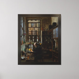 Lienzo En el laboratorio, por Henry Alexander