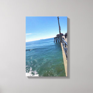 Lienzo En el muelle, Huntington Beach, California
