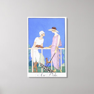 Lienzo En el polo, 1920-29 (impresión del pochoir)