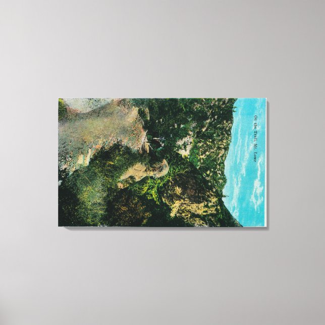 Lienzo En el sendero, Caballo en el Monte Lowe (Anverso)