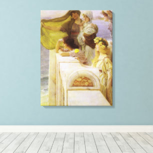Lienzo En la Cuna de Afrodita de Sir Lawrence Alma Tadema