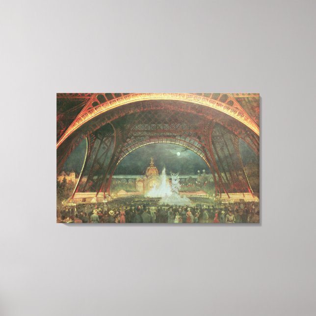 Lienzo En la explanada de los Campos de Marte (Anverso)