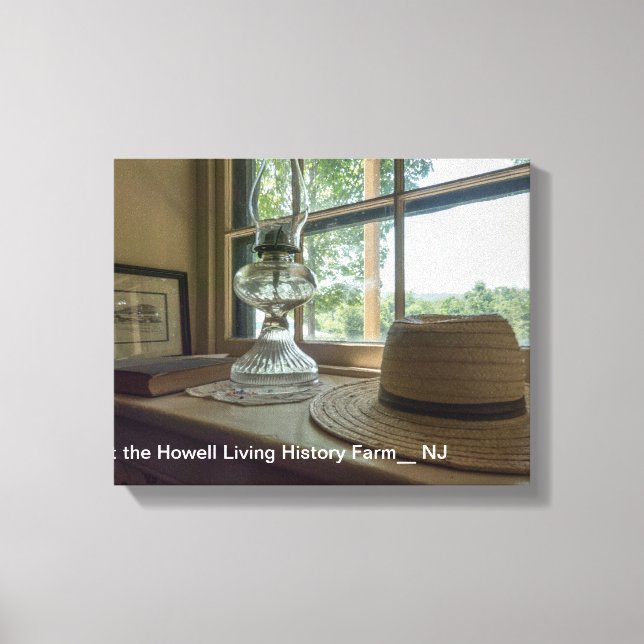 Lienzo En la granja Howell Living History Farm___ (Anverso)