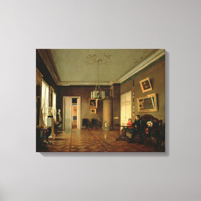 Lienzo En la habitación (Anverso)
