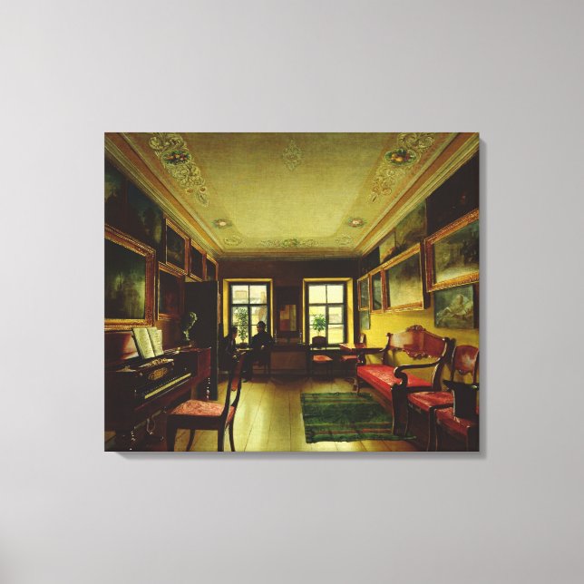 Lienzo En la habitación (Anverso)