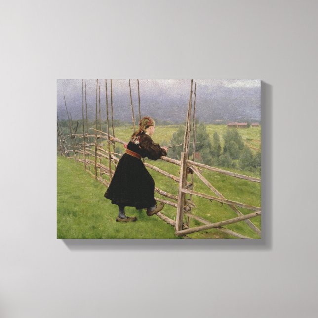 Lienzo En la llanura (Anverso)