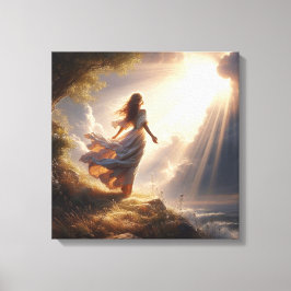 Lienzo En la oración 4