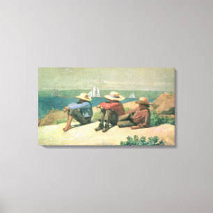 Lienzo En la playa, 1875 (w/c)