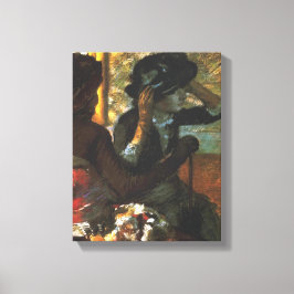 Lienzo En la Sombrerería - Edgar Degas - c1890