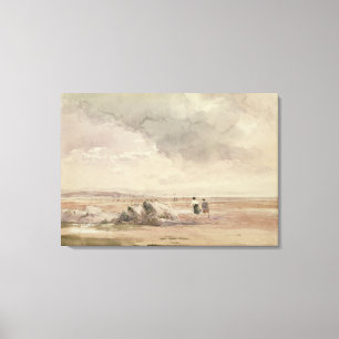 Lienzo En las arenas de Lancaster, marea baja, c.1840-47