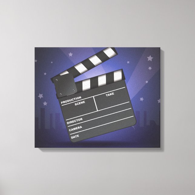 Lienzo En las películas (Anverso)