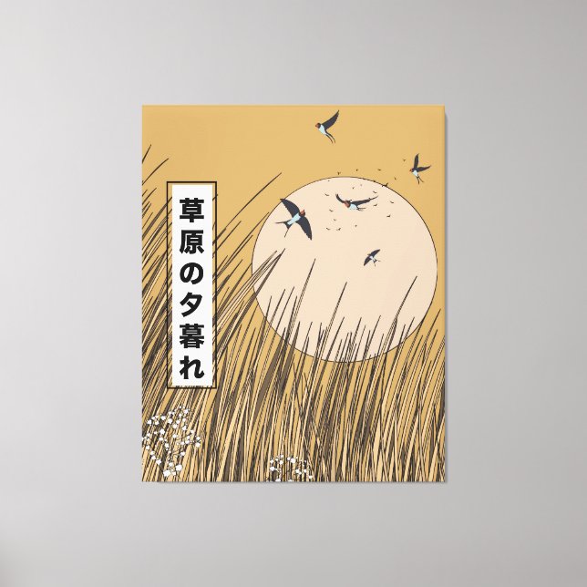 Lienzo En Las praderas (Anverso)