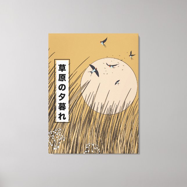 Lienzo En Las praderas (Anverso)