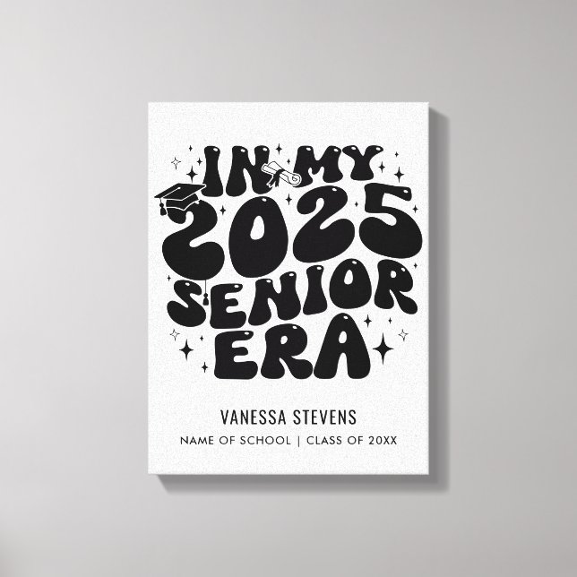Lienzo En Mi Era Senior De 2025 (Anverso)