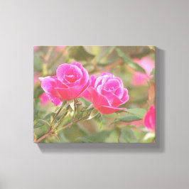 Lienzo En mi jardín, Rosa 2 digitalmente Grabado en relie