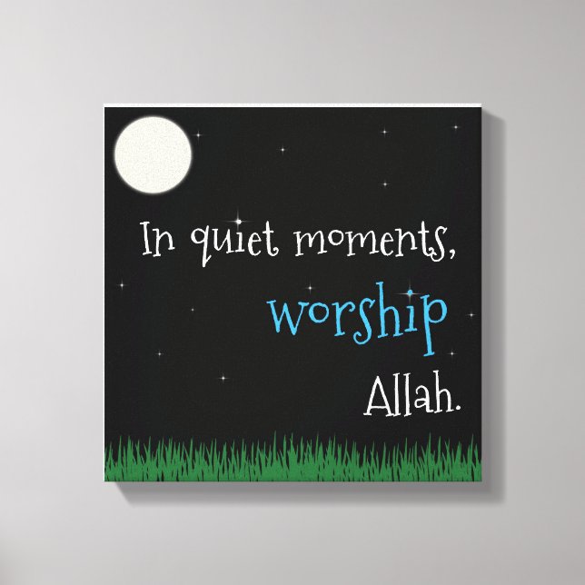 Lienzo En momentos silenciosos (Anverso)