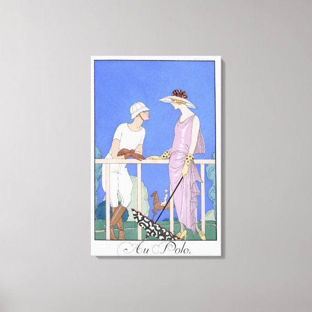 Lienzo En Polo, 1920-29 (huella de pochoo) (Anverso)