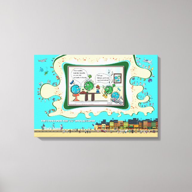 Lienzo En The Atomic Residence | Apology 24x16 (Anverso)