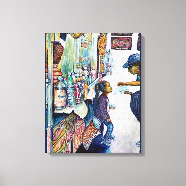 Lienzo En última instancia genera esperanza (Anverso)