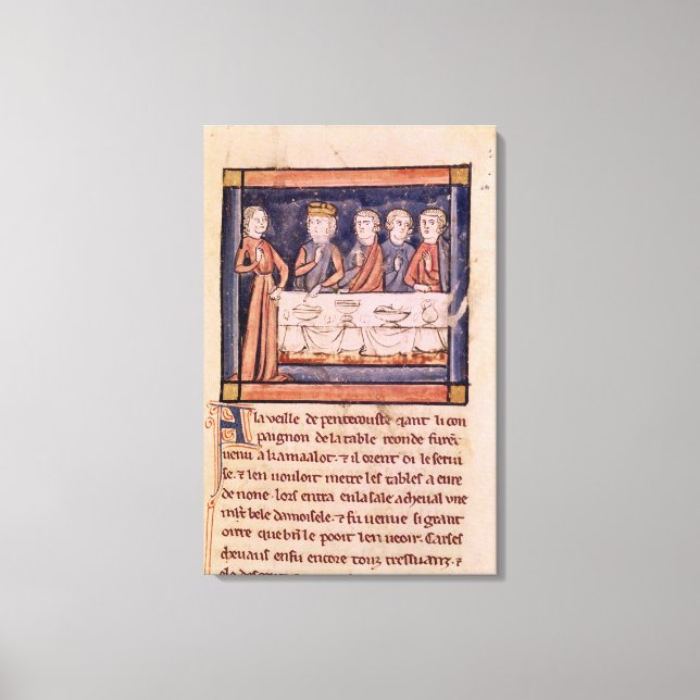 Lienzo En vísperas de Pentecostés... (Anverso)