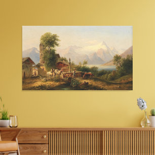 Lienzo En Zell am See – Emil Barbarini