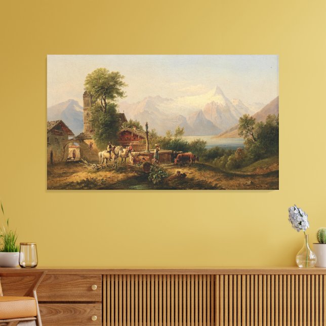 Lienzo En Zell am See – Emil Barbarini (Insitu (Sala de estar))