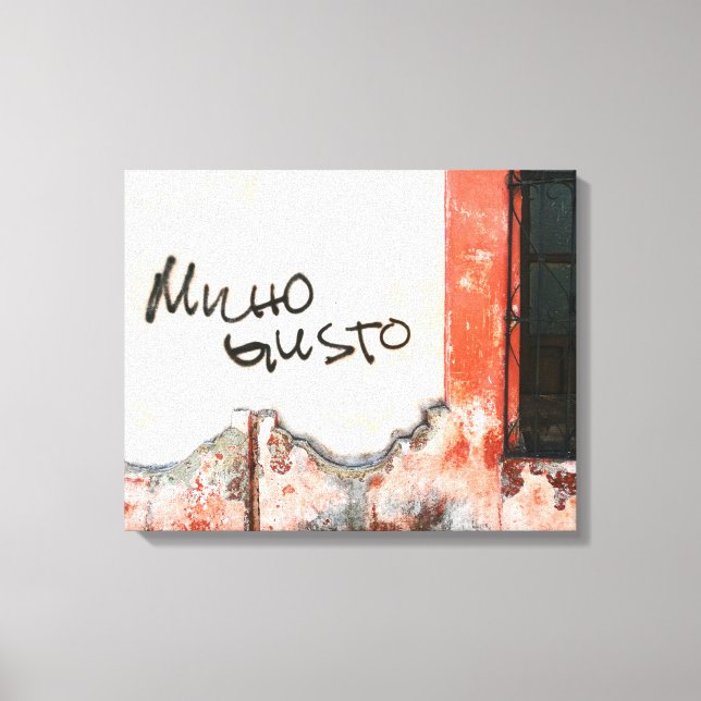 Lienzo Encantado de conocerte (Anverso)