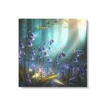 Encantamiento de Bluebell: Ballet de Luz Forestal