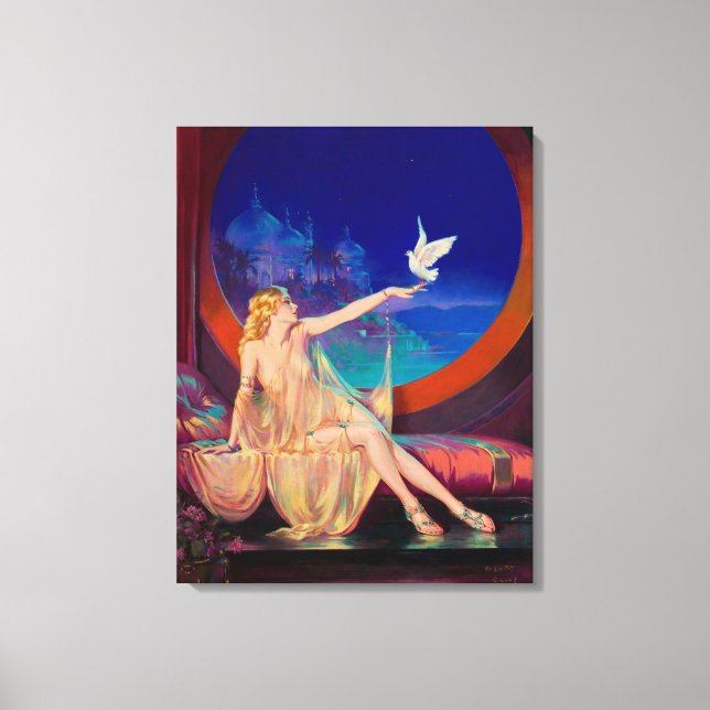 Lienzo Encantamiento de la princesa Haseki Sultans Arabia (Anverso)