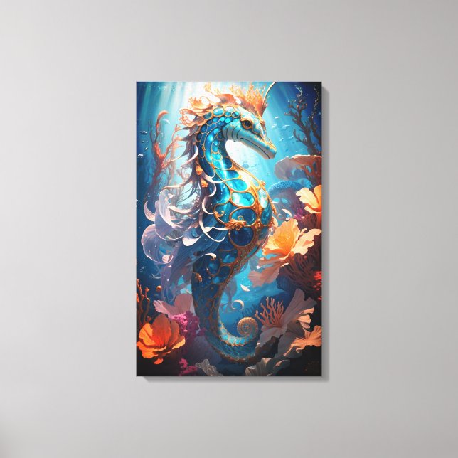 Lienzo Encantamiento de lo profundo (Anverso)