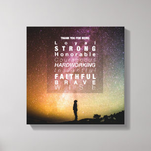 Lienzo Encanto celeste #2 (12x12)