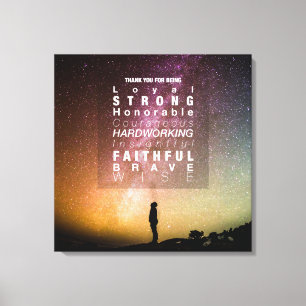 Lienzo Encanto celeste #2 (24x24)