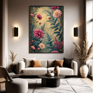 Lienzo Encanto Floral Vintage