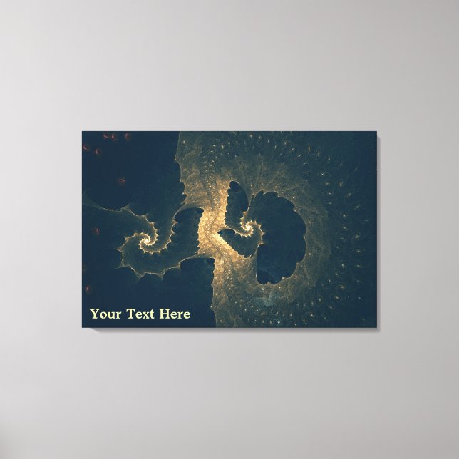 Lienzo Encélado Bajo El Hielo (Anverso)