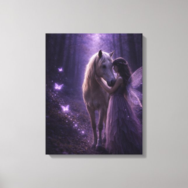 Lienzo Enchanted Forest Path Canvas Art (Anverso)