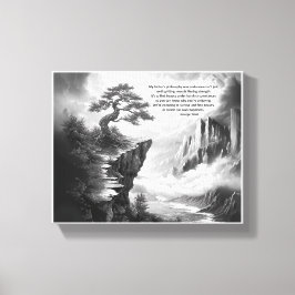 Lienzo Encontrar belleza en perseverancia