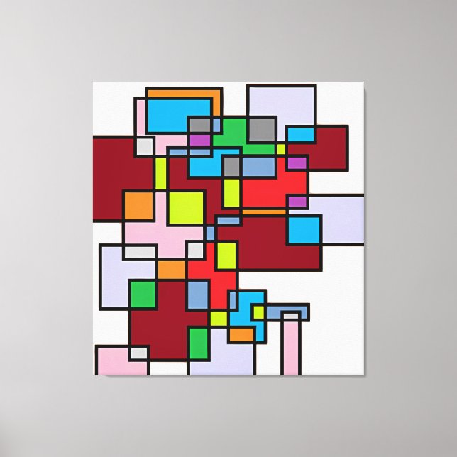 Lienzo Encrucijada - Estudio No. 3: Realidad Multidimensi (Anverso)