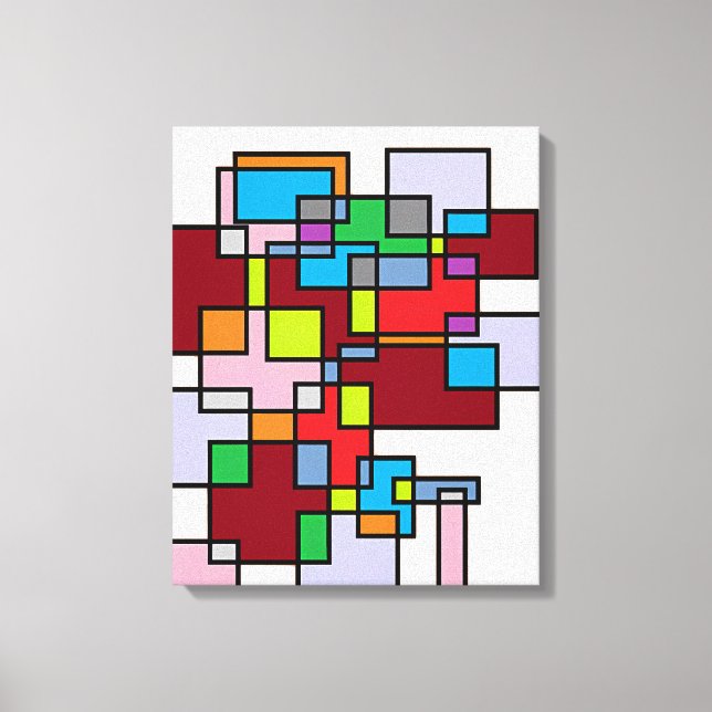 Lienzo Encrucijada - Estudio No. 3: Realidad Multidimensi (Anverso)