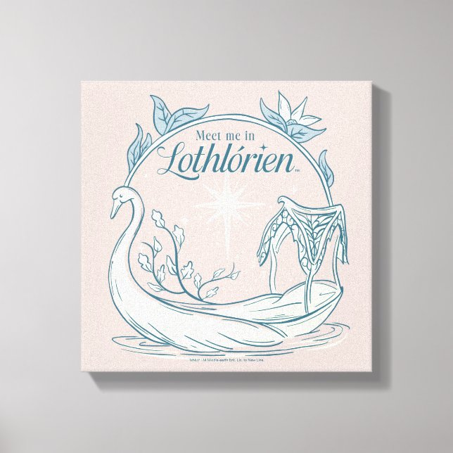 Lienzo Encuentrame en LOTHLORIEN™ - Barco Cisne (Anverso)