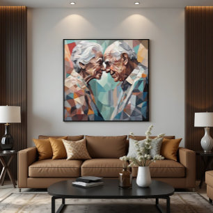 Lienzo Encuentro Eterno