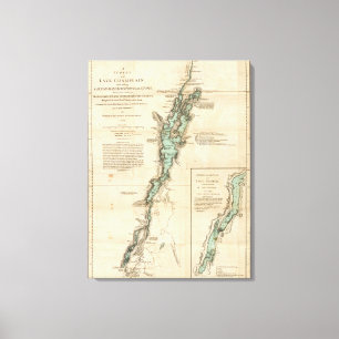 Lienzo Encuesta sobre el lago Champlain