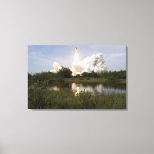 Lienzo Endeavor del transbordador espacial despega 7