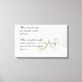 Lienzo Enderezar tu corona