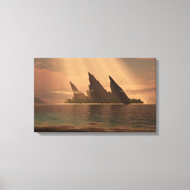 Lienzo Endless Blue (Sunbeam) (Anverso)